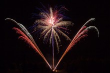 Der Höhepunkt kam vor Mitternacht – Das spektakuläre Hochzeitsfeuerwerk in Üplingen