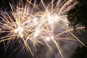 Feuerwerk Klosterbergegarten Magdeburg