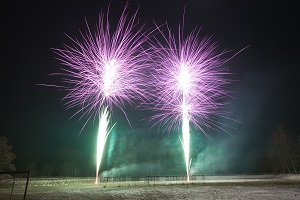 Willst Du mich heiraten Lichterbild Feuerwerk